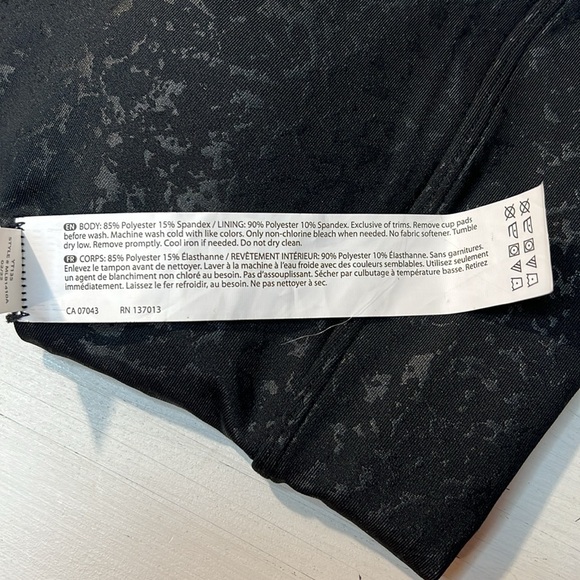 MARIKA Lucie Sports Bra, Supportive, Scoop-Neck, Metallic, Size XS - Picture 8 of 8